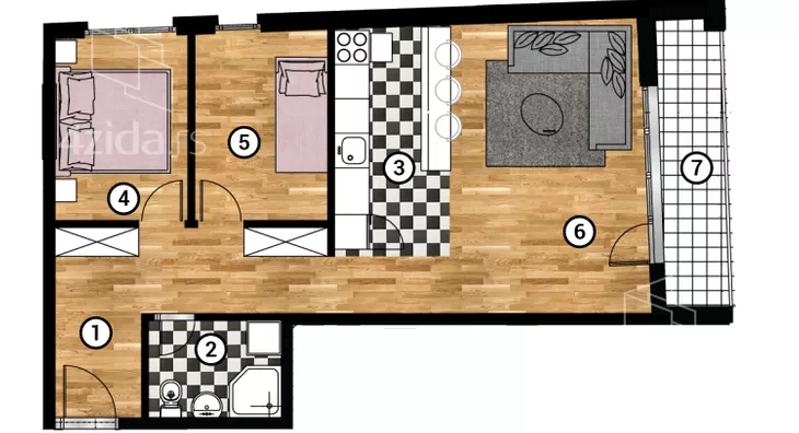 Trosoban stan | 4zida