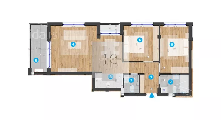 Trosoban stan | 4zida