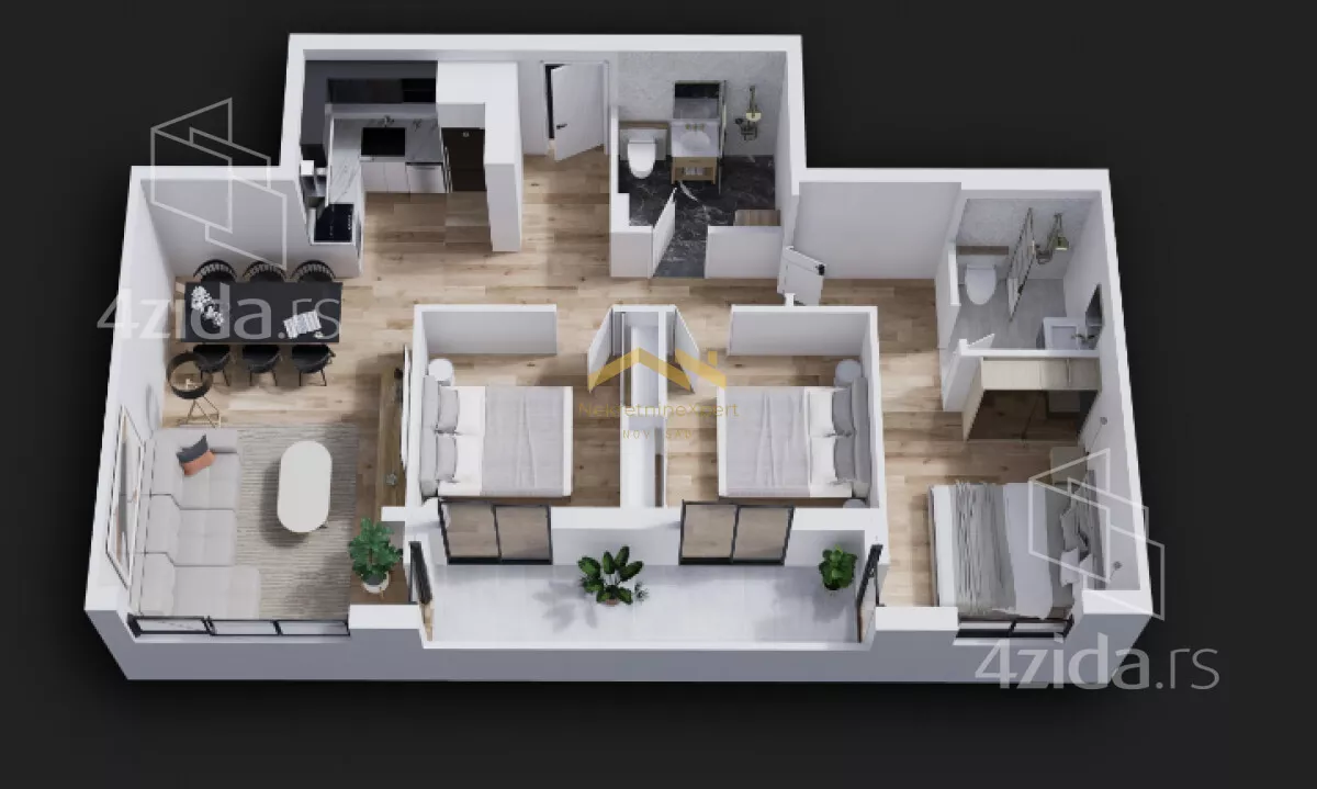 Četvorosoban stan | 4zida