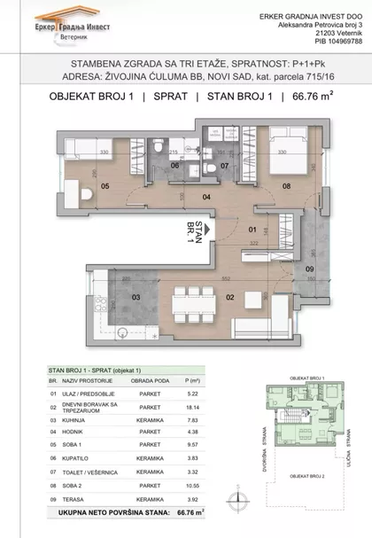 Nikanora Grujića 46e | 4zida.rs