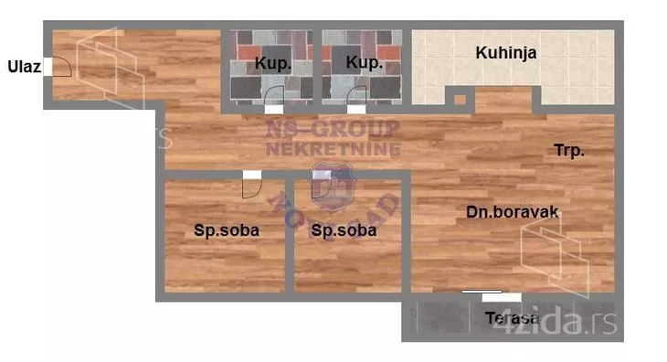 Trosoban stan | 4zida