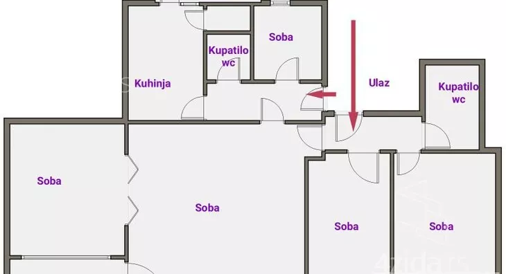 Petosoban stan | 4zida