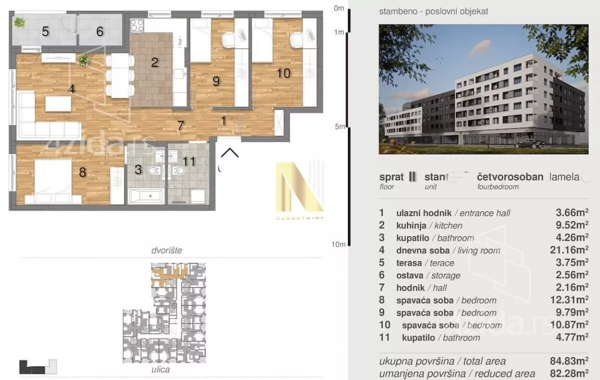 Četvorosoban stan | 4zida