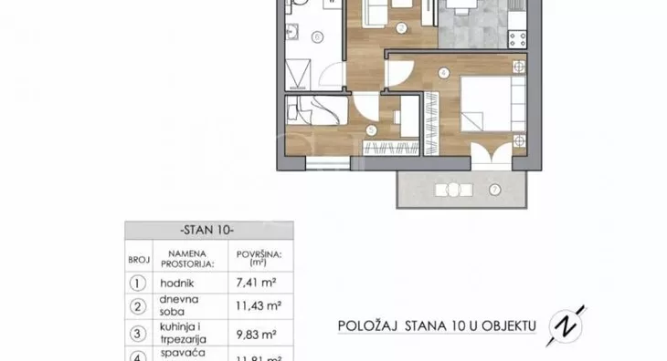 Dvoiposoban stan | 4zida