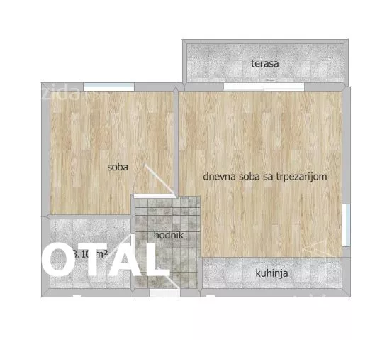 Dvosoban stan | 4zida