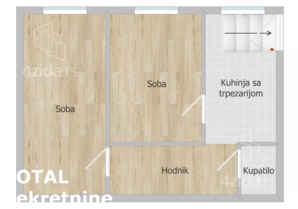 Dvosoban stan | 4zida