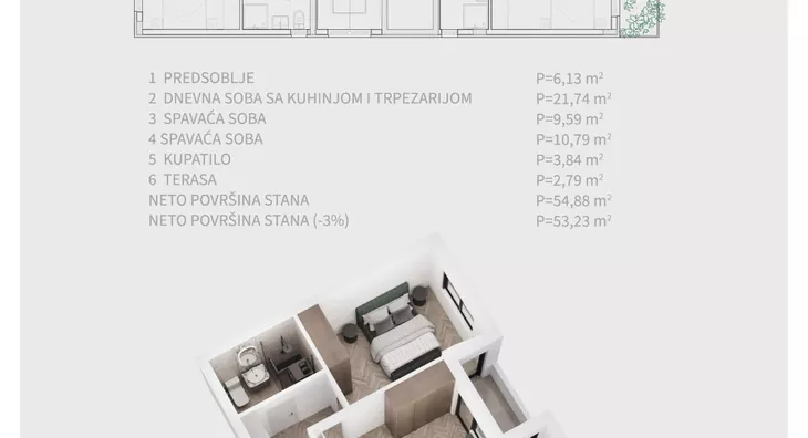 Dvoiposoban stan | 4zida