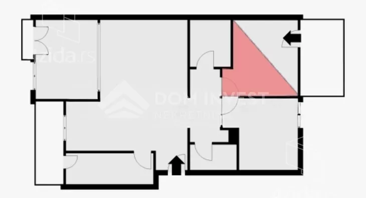 Troiposoban stan | 4zida