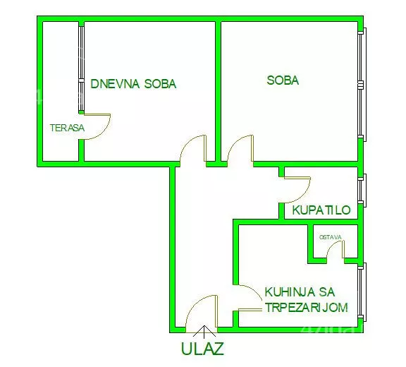 Dvosoban stan | 4zida