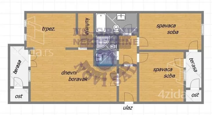 Trosoban stan | 4zida