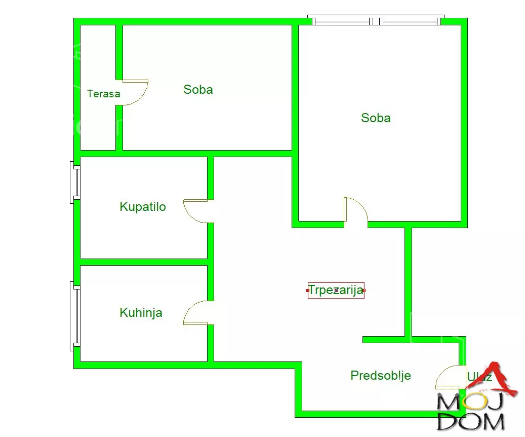 Dvosoban stan | 4zida