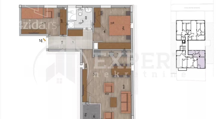 Dvoiposoban stan | 4zida