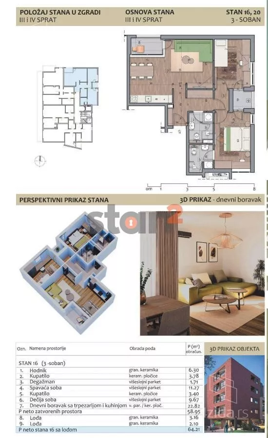Dvoiposoban stan | 4zida