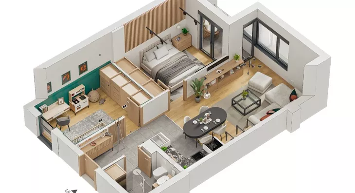 Trosoban stan | 4zida