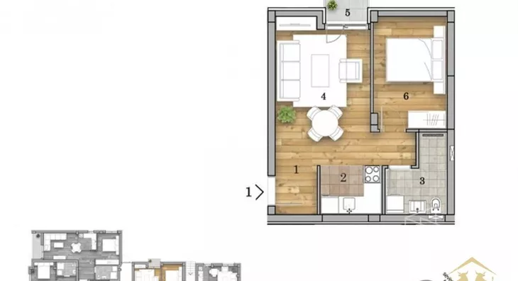 Dvosoban stan | 4zida