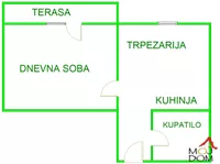 Jednoiposoban stan | 4zida