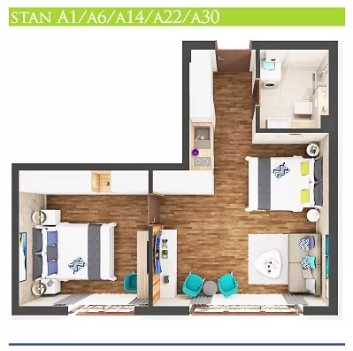 Dvosoban stan | 4zida