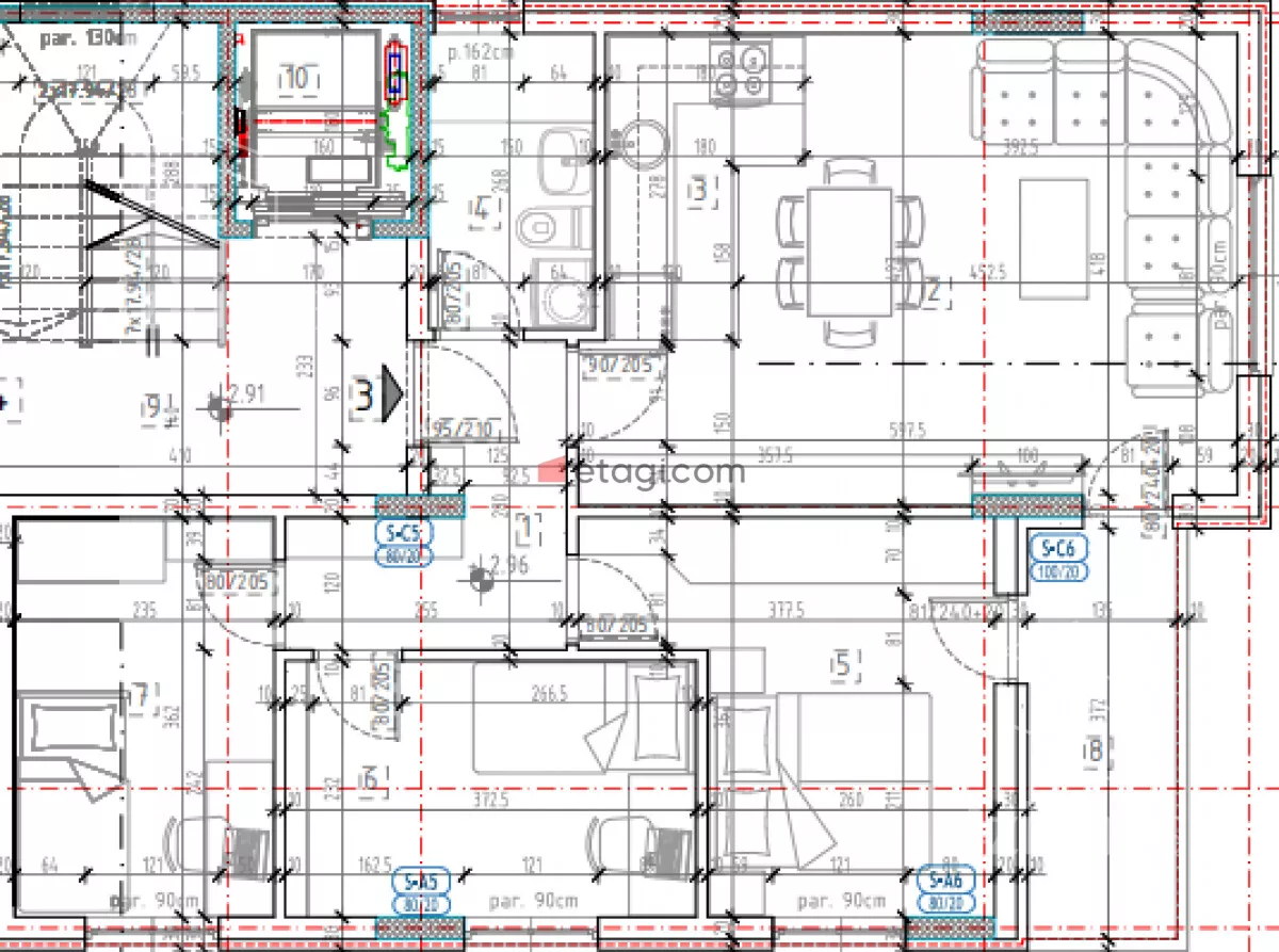 Trosoban stan | 4zida
