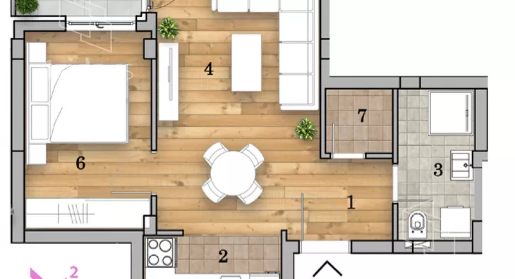 Dvosoban stan | 4zida