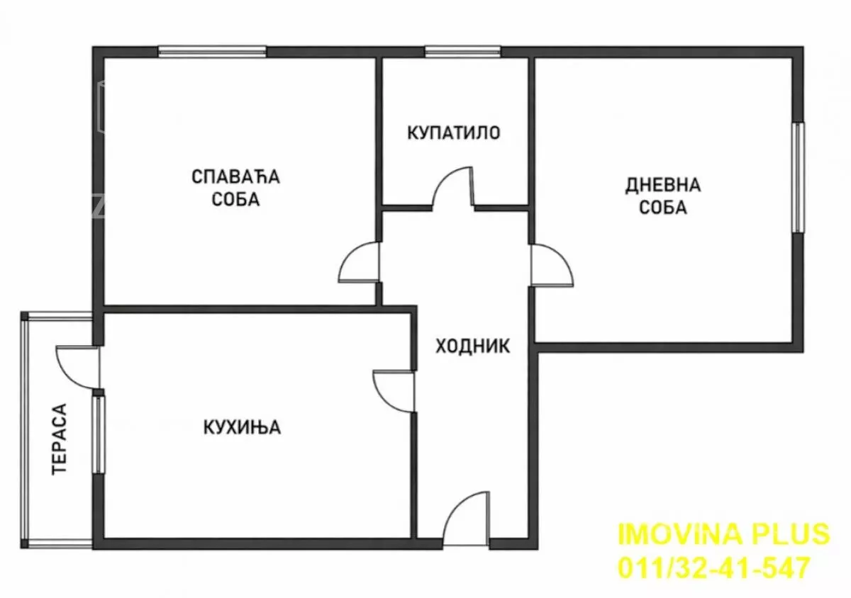 Jednoiposoban stan | 4zida