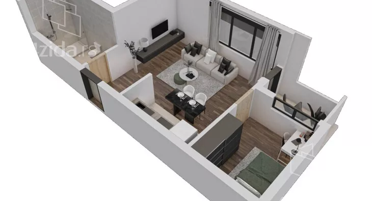 Dvosoban stan | 4zida