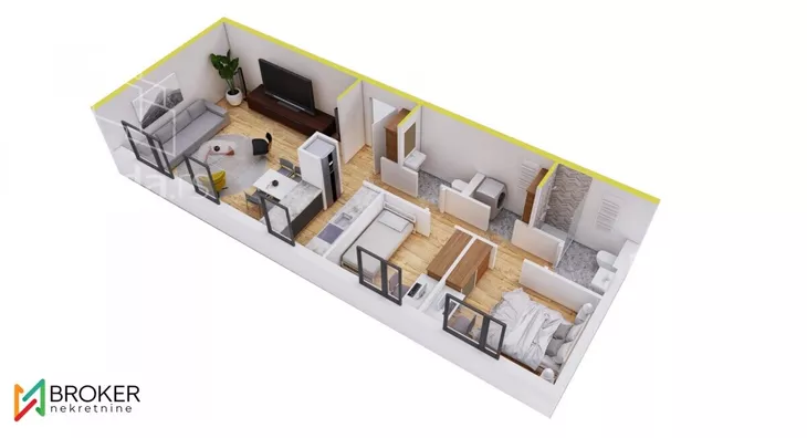 Dvosoban stan | 4zida