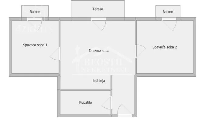 Trosoban stan | 4zida