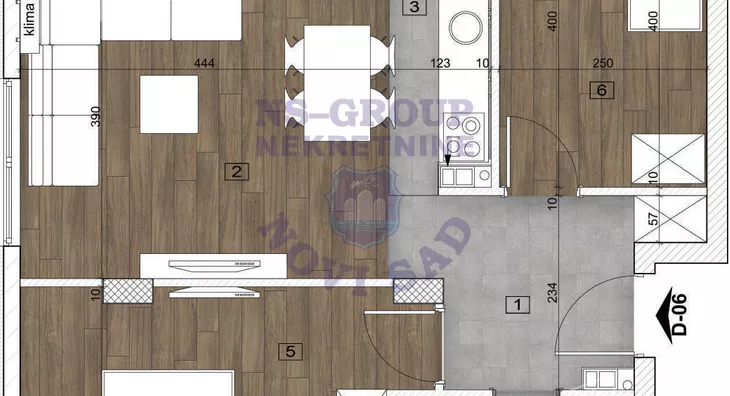 Trosoban stan | 4zida