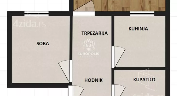 Jednosoban stan | 4zida