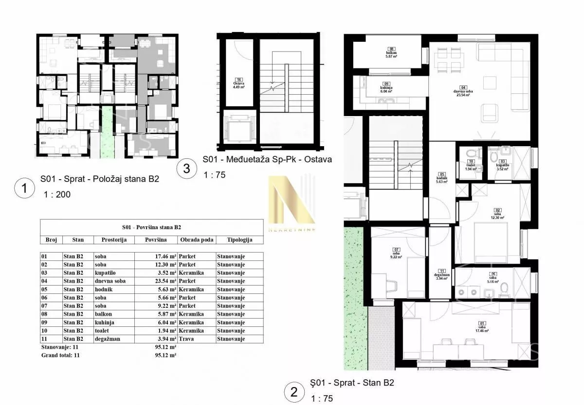 Troiposoban stan | 4zida