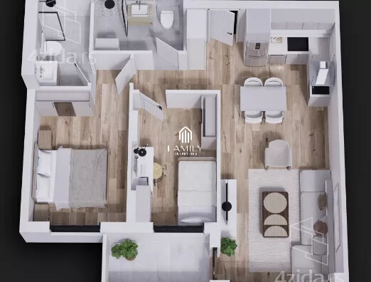 Trosoban stan | 4zida