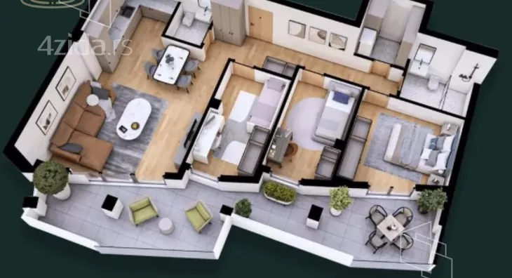 Četvorosoban stan | 4zida