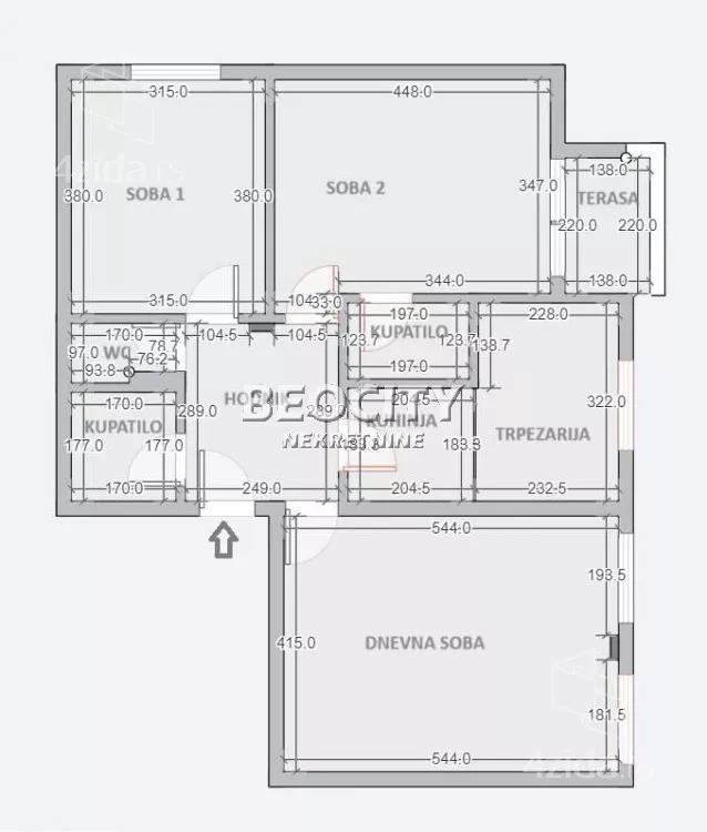 Troiposoban stan | 4zida