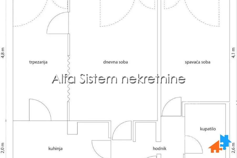 Dvosoban stan | 4zida