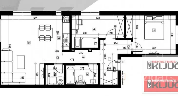 Trosoban stan | 4zida