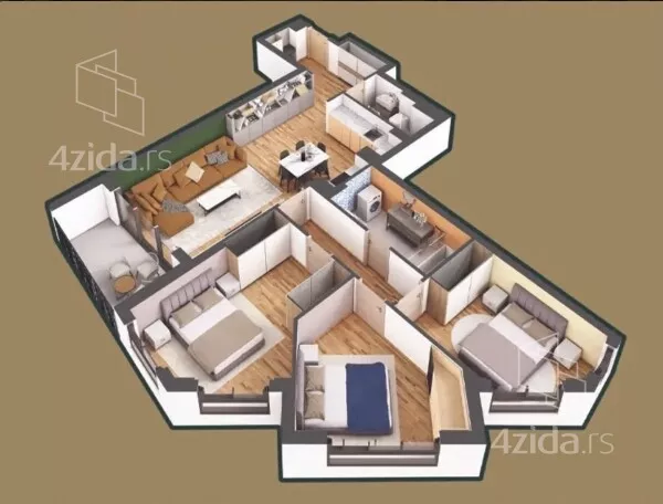 Četvorosoban stan | 4zida