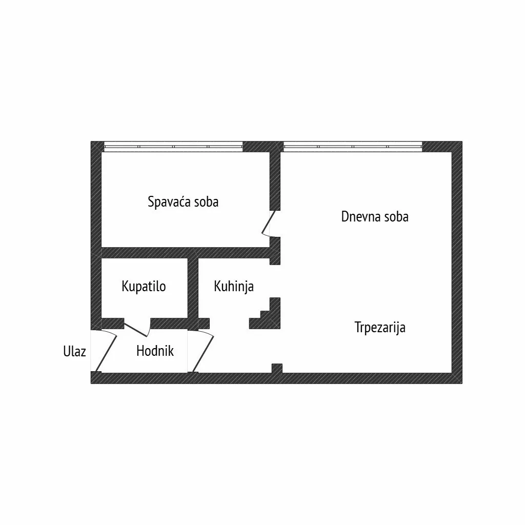 Jednoiposoban stan | 4zida