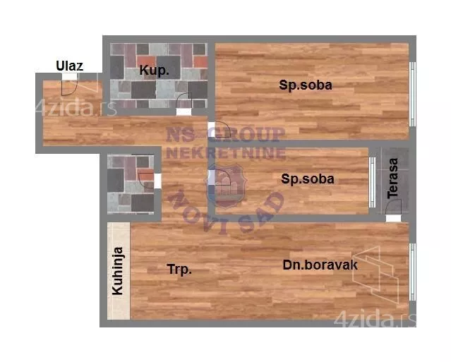 Trosoban stan | 4zida