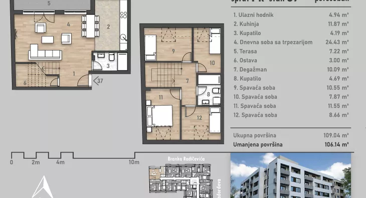 Četvorosoban | 4zida