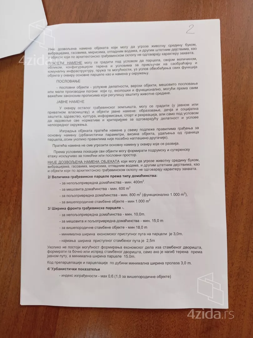 Građevinsko zemljište | 4zida