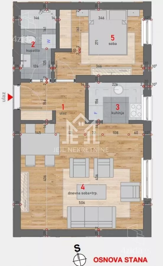 Dvosoban stan | 4zida