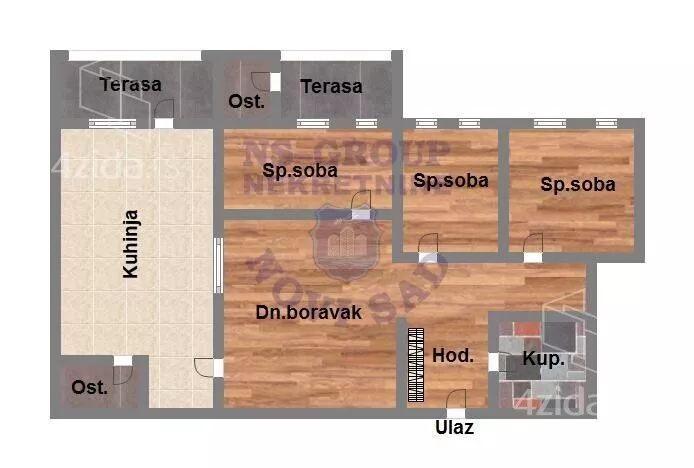 Troiposoban stan | 4zida