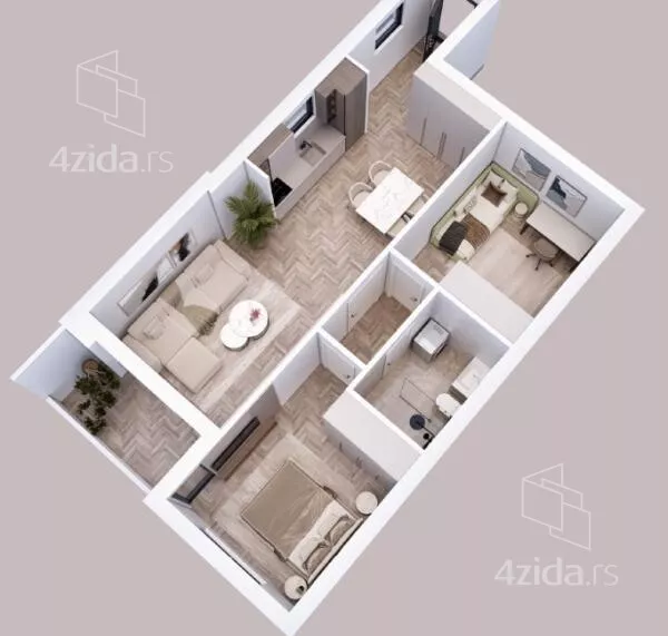 Dvoiposoban stan | 4zida
