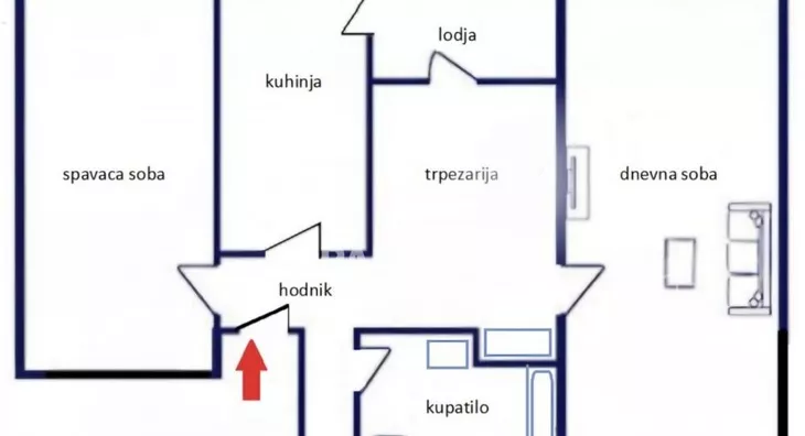 Dvosoban stan | 4zida