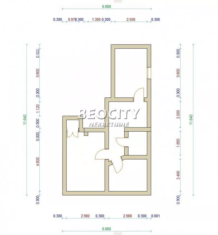 Jednoiposoban stan | 4zida