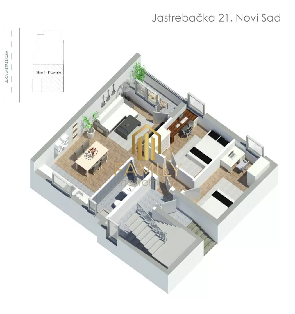 Trosoban stan | 4zida