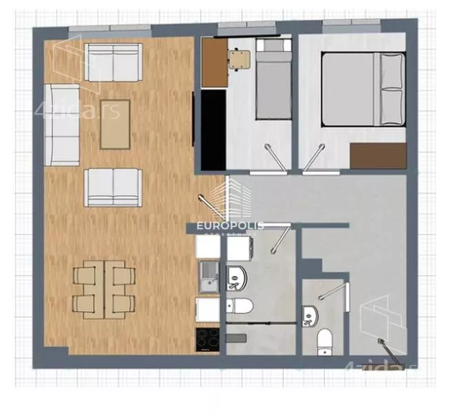 Trosoban stan | 4zida