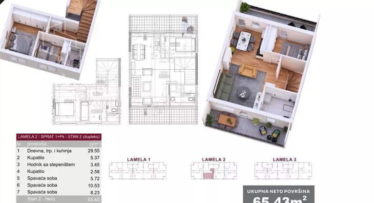 Dvoiposoban stan | 4zida