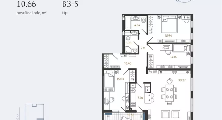 Četvorosoban | 4zida