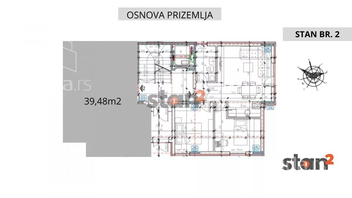 Jednoiposoban stan | 4zida